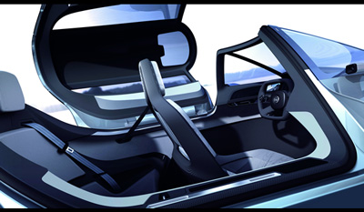 Volkswagen L1 Diesel Hybrid Concept 2009 intended for production in 2013 7